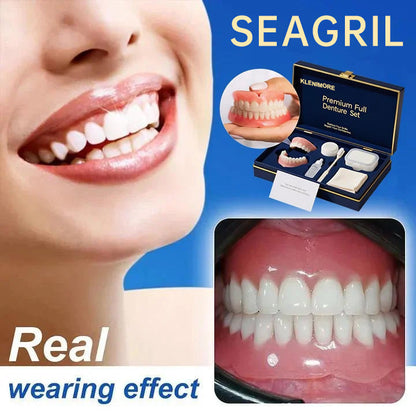 🔥Ends Today: 70% OFF!(Affordable Beauty🧏‍♀️🧏‍♂️)--KLENIMORE™ --Advanced Customized Full Denture Set🦷
