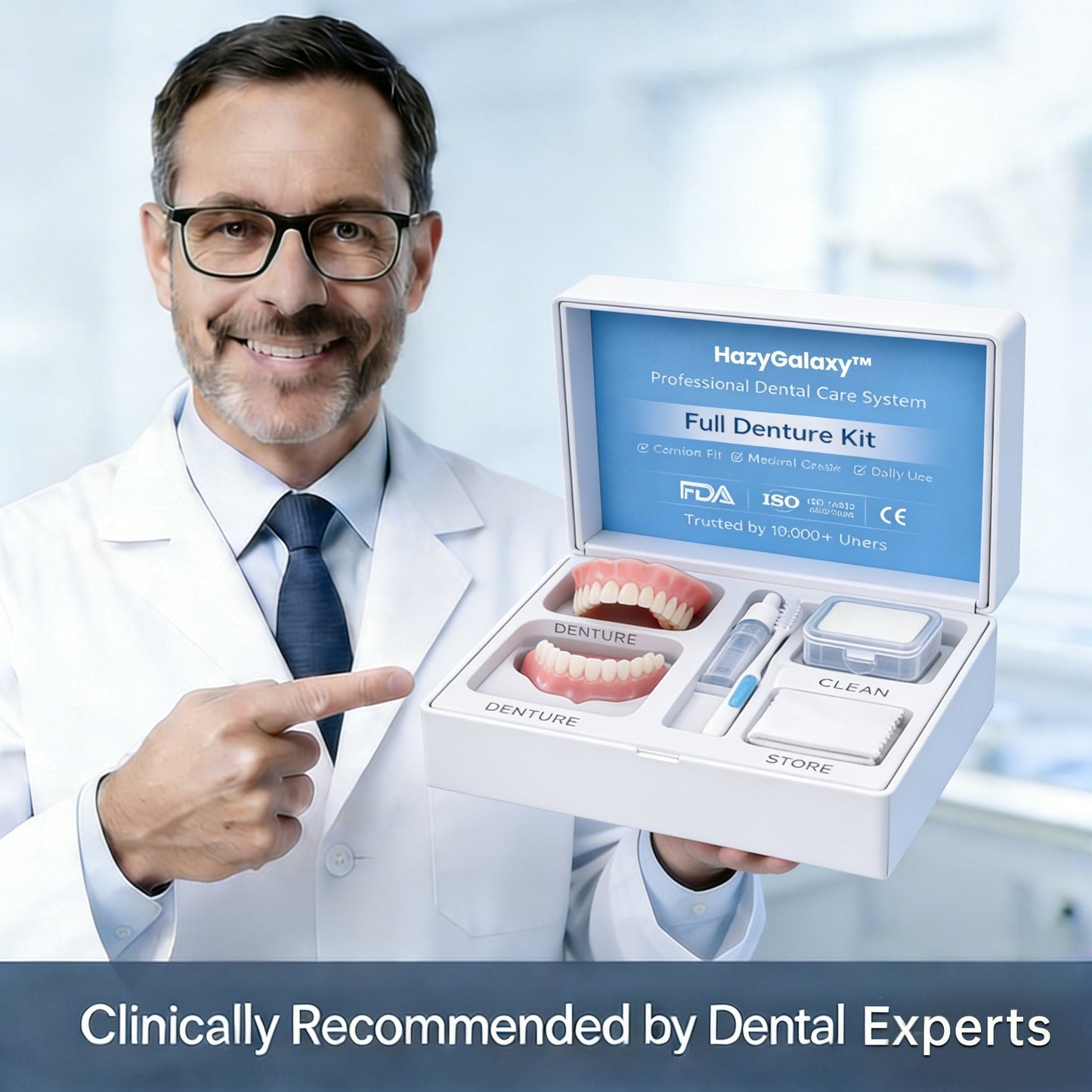 🔥 ENDS TODAY 80% OFF  --🦷Custom-Fit Dentures| Smile with Confidence