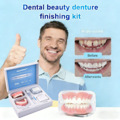 🔥 ENDS TODAY 80% OFF  --🦷Custom-Fit Dentures| Smile with Confidence