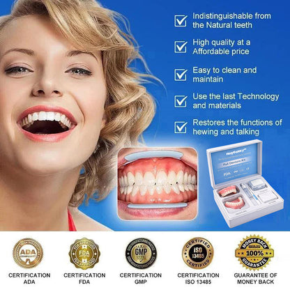 🔥 ENDS TODAY 80% OFF  --🦷Custom-Fit Dentures| Smile with Confidence
