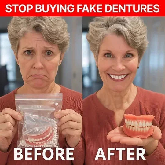 🔥 ENDS TODAY 80% OFF  --🦷Custom-Fit Dentures| Smile with Confidence